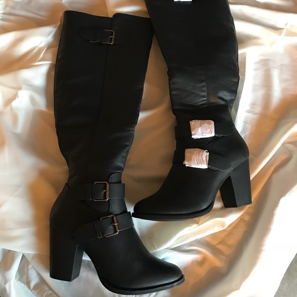 Just Fab Heeled Knee High Boots 👢